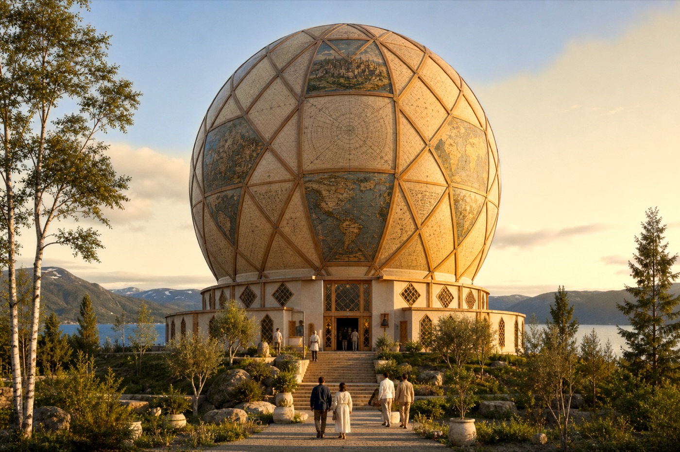 The Starosphere: a domed sphere on a hill above a warm northern city, the place from which a whole operation is watched over.